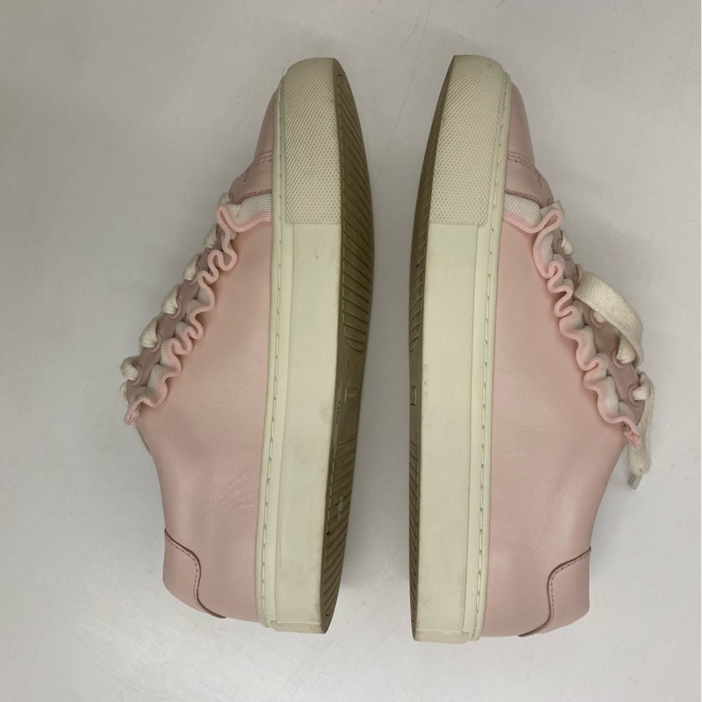Tory Burch || Tory Sport‎ Ruffle Sneaker Pink 5 - Picture 7 of 9
